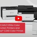 Xerox® C255a Farbmultifunktionsdrucker Xerox® C255a Multifunktionsdrucker - Youtube